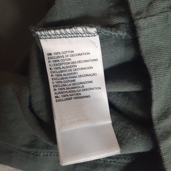 The North Face Men's XXL Spruce Green Cotton T-Shirt - Picture 6 of 11